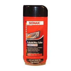 Sonax Polish og Voks Colour rød 500 ml.